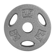 CAP Barbell Standard 1-Inch Cast Iron Weightlifting Plate, 2.5 lbs, Single