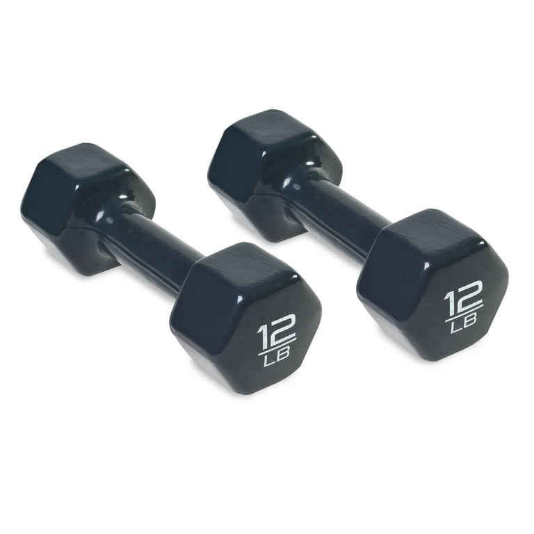 Free Shipping CAP Barbell Vinyl Coated Dumbbells 12 Pound Pair Walmart