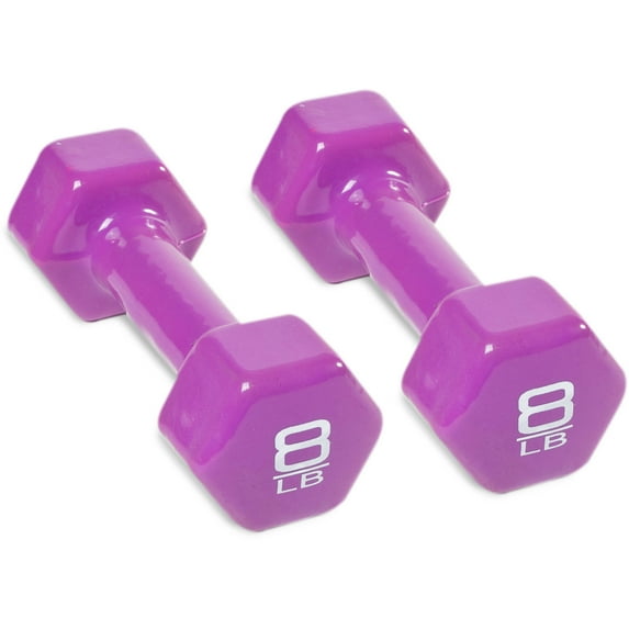 CAP Barbell Vinyl Dumbbells, 8 lb Pair