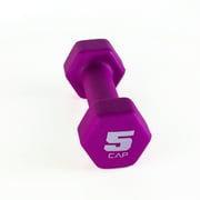 CAP Neoprene Magenta 5lb Dumbbell
