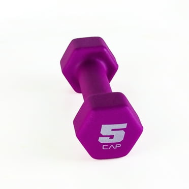 CAP Neoprene Magenta 5lb Dumbbell