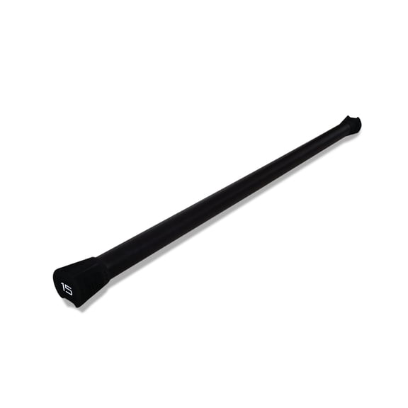 CAP Non-Slip Weighted Workout Bar, 15 lb