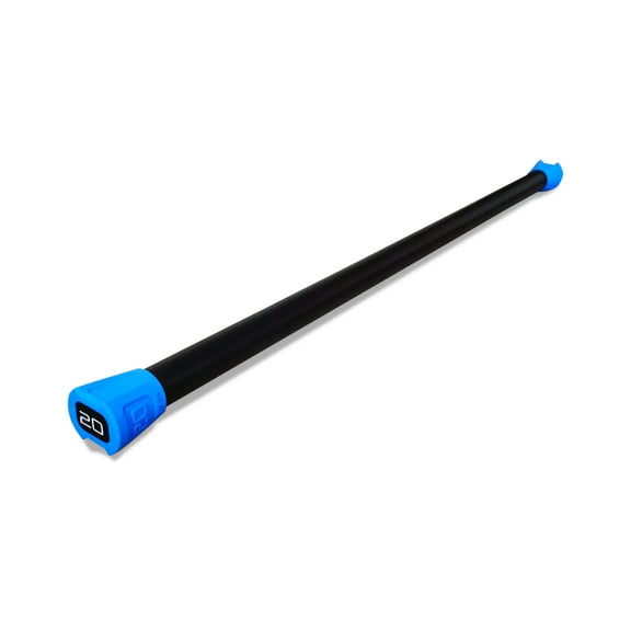 CAP Non-Slip Weighted Workout Bar, 20 lb