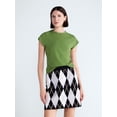 thumbnail image 1 of Free Assembly Women's and Women's Plus Cap Sleeve Tee, Sizes XS-4X, 1 of 5