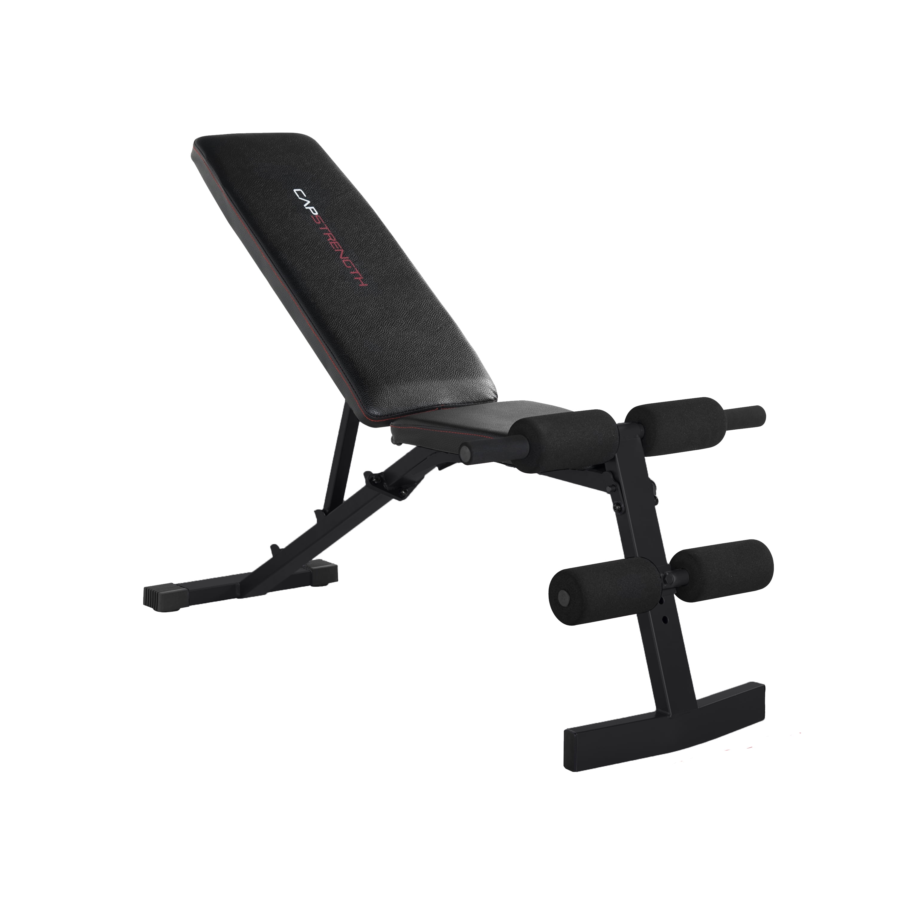 CAP Strength Adjustable FID Weight Bench 600 lb Weight Capacity Red Walmart