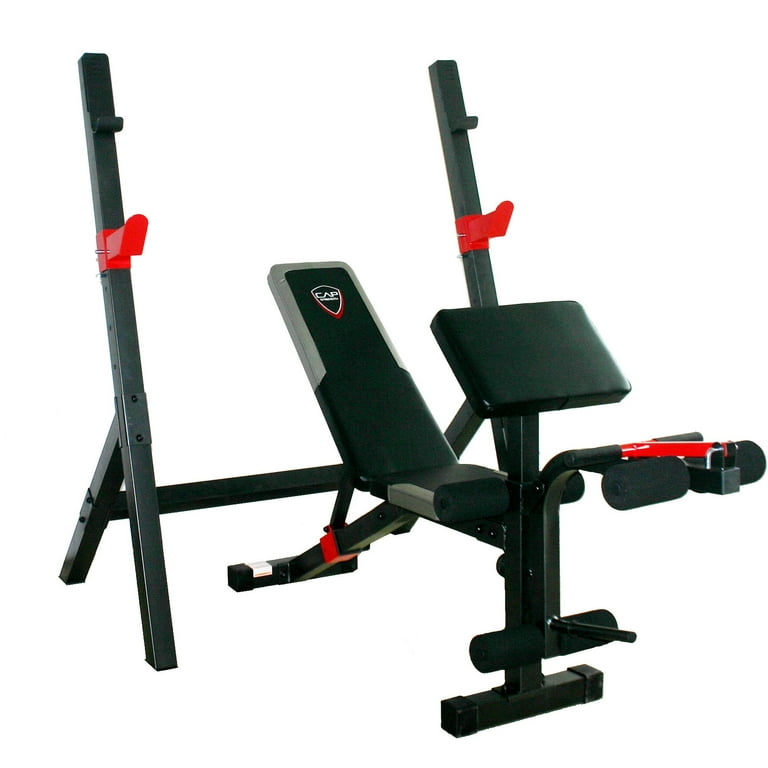 CAP Strength Olympic Bench with Full Leg Developer and Preacher Pad Walmart