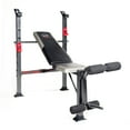 thumbnail image 1 of CAP Strength Standard Weight Bench with Leg Developer, 150lb upright weight capacity, 1 of 6