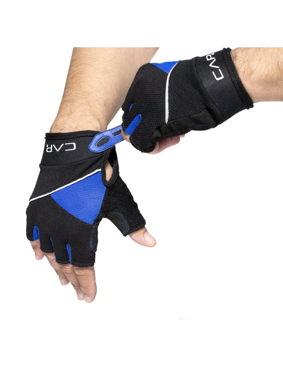Barbell Men's Ventilated Half Finger Weight Lifting Gloves, Small