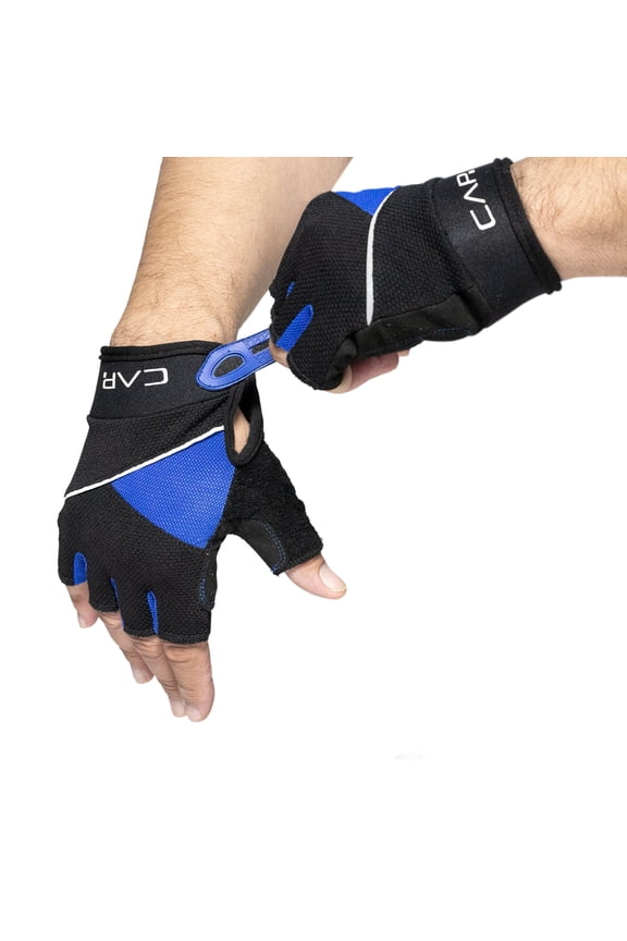 Barbell Men's Ventilated Half Finger Weight Lifting Gloves, Small