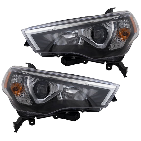 CAPA 4RUNNER 21-23 HEAD LAMP RH Assembly LED w/ Auto Headlights SET PAIR