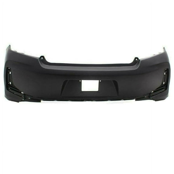 CAPA Fits 16-17 Accord Coupe Rear Bumper Cover Assy w/o Park Assist Sensor Holes