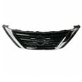 thumbnail image 1 of CAPA Fits 16-18 Altima Front Grille Assembly Chrome Shell w/Silver Gray Insert, 1 of 5