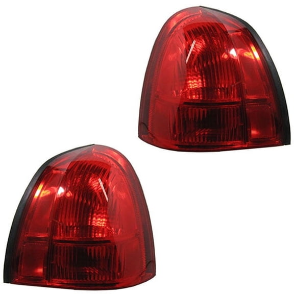 CAPA For 03-11 Lincoln TownCar Taillight Taillamp Rear Brake Light Lamp SET PAIR