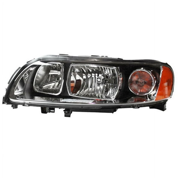 CAPA For 05-09 S60 Front Headlight Headlamp Halogen Head Light w/Bulb Left Side