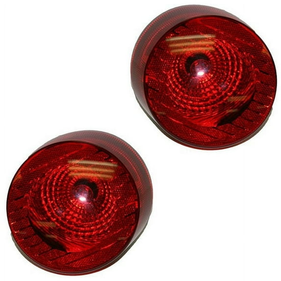 CAPA For 05-10 Cobalt Coupe Taillight Taillamp Outer Brake Light w/Bulb SET PAIR