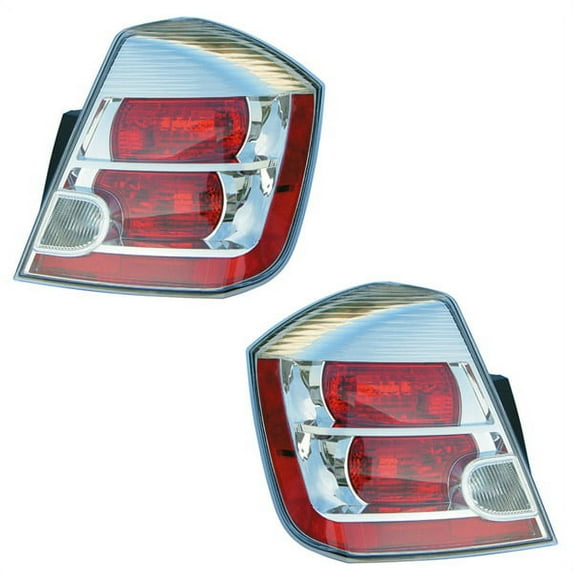 CAPA For 07 08 09 Sentra 2.0L Taillight Taillamp Rear Brake Light Lamp SET PAIR