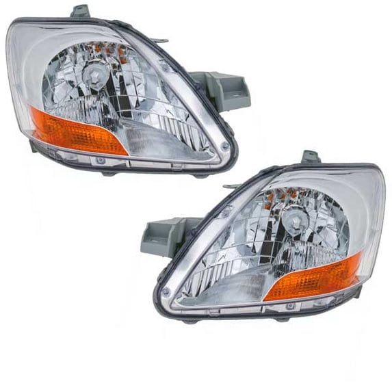 CAPA For 07-11 Yaris Sedan w/o Sport Front Headlight Headlamp w/o Bulb PAIR SET