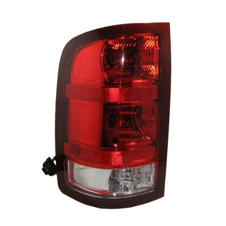 CAPA For 07-14 Sierra Truck Taillight Taillamp Rear Brake Light Lamp Driver Side