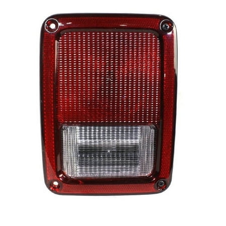 CAPA For 07-18 Wrangler Taillight Taillamp Rear Brake Light w/Bulb Right Side
