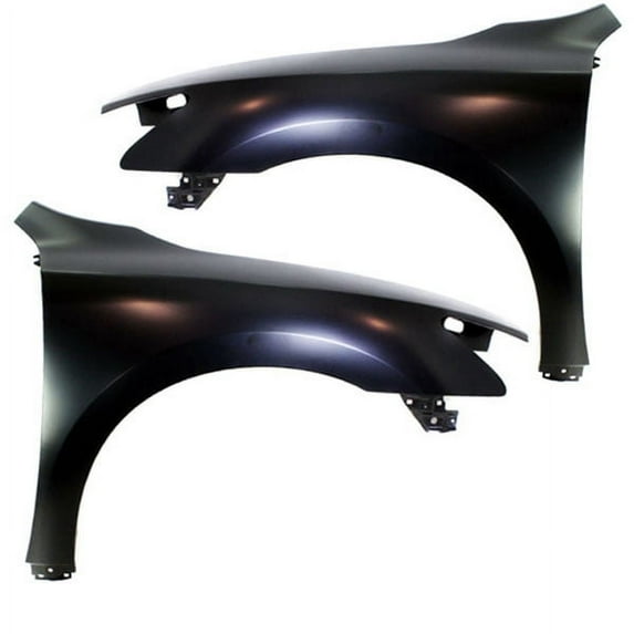 CAPA For 09-14 Maxima 3.5L Front Fender Quarter Panel Primed Left Right SET PAIR