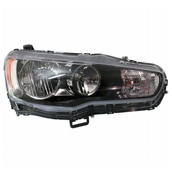 CAPA For 09-17 Lancer Halogen Headlight Headlamp Head Light with Bulb Right Side