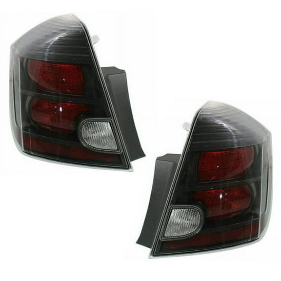 CAPA For 10 11 12 Sentra SR & SE-R/SPEC V Taillight Taillamp Tail Light Set Pair