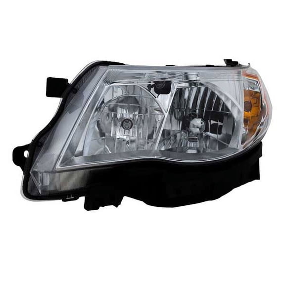 CAPA For 10-13 Forester Headlight Headlamp Front Head Light w/Bulb Driver Side