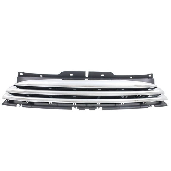 CAPA For 11-15 Mini Cooper w/o John Coop Work Front Grille Assembly Black/Chrome
