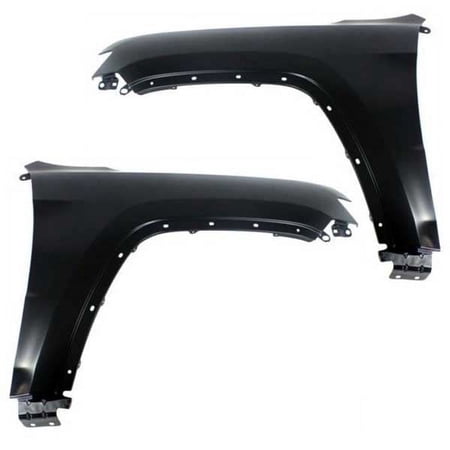 CAPA For 11-20 Grand Cherokee V6/V8 Front Fender Quarter Panel LH+RH SET PAIR