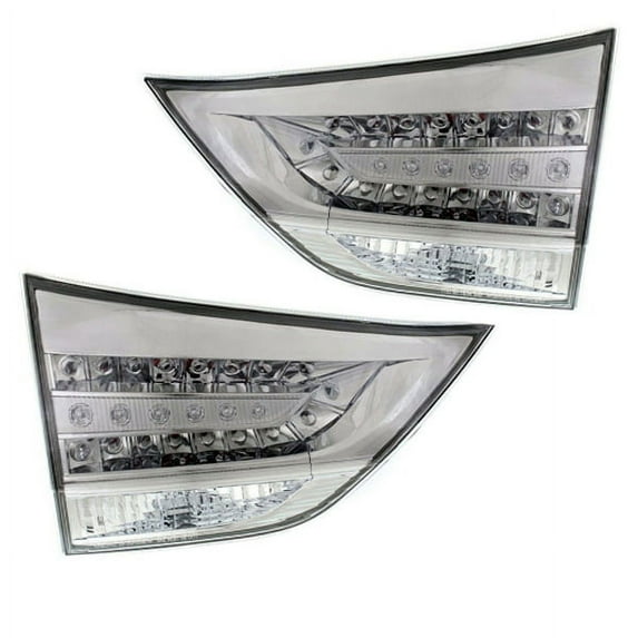CAPA For 11-20 Sienna Inner Taillight Taillamp Brake Light Lamp w/Bulb Set Pair