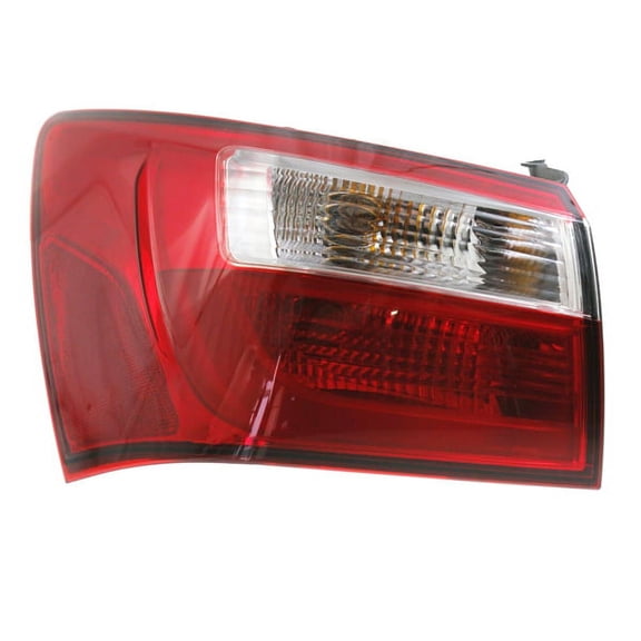 CAPA For 12-17 Rio Outer Taillight Taillamp Rear Brake Light w/Bulb Driver Side