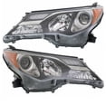 thumbnail image 1 of CAPA For 13-15 RAV4 Front Headlight Headlamp Halogen Head Lamp w/o Bulb PAIR SET, 1 of 5