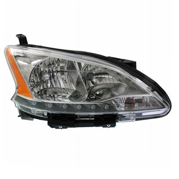 CAPA For 13-15 Sentra Halogen Headlight Headlamp Head Lamp w/Bulb Passenger Side