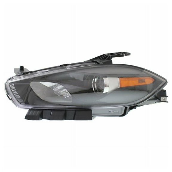 CAPA For 13-16 Dart Halogen Headlight Headlamp Black Interior w/Bulb Driver Side