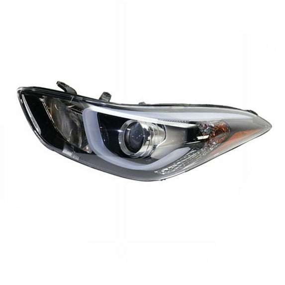 CAPA For 13-16 Elantra Front Headlight Headlamp w/LED Position Lamp Driver Side