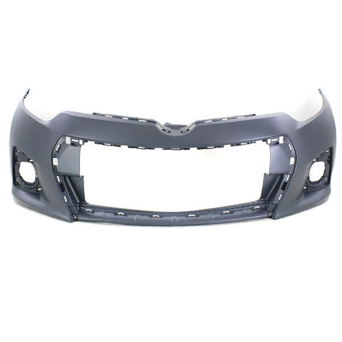 To1000400 CAPA For 14-16 Corolla Front Bumper Cover Assembly w/o Sensor Holes ...