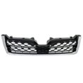thumbnail image 1 of CAPA For 14-16 Forester 2.5L Front Grille Assembly Dark Gray w/Chrome Molding, 1 of 5