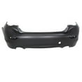 thumbnail image 1 of CAPA For 14-17 Q50 Rear Bumper Cover Assy Primed Plastic w/o Object Sensor Holes, 1 of 5