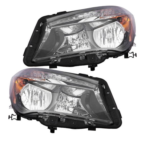 CAPA For 14-19 CLA250/CLA45 AMG Halogen Headlight Headlamp Lamp w/Bulb PAIR SET