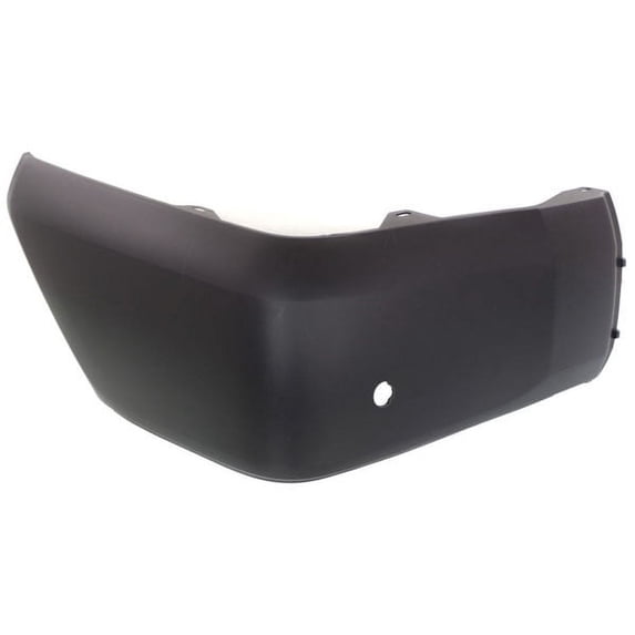 CAPA For 14-19 Tundra Pickup Rear Bumper Extension End w/Sensor Hole Black Right
