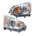 thumbnail image 1 of CAPA For 14-20 Mirage Front Halogen Headlight Headlamp Head Lamp w/Bulb PAIR SET, 1 of 5