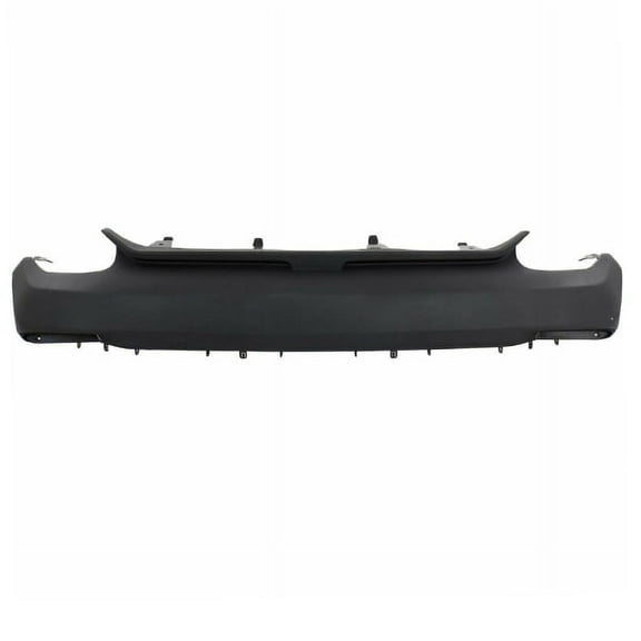CAPA For 15 16 17 NX200t 2.0L Rear Lower Bumper Cover Black Textured Plastic