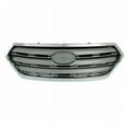 thumbnail image 1 of CAPA For 15-17 Outback 2.5i & 3.6R Front Grille Assembly Silver/Gray Chrome Trim, 1 of 5