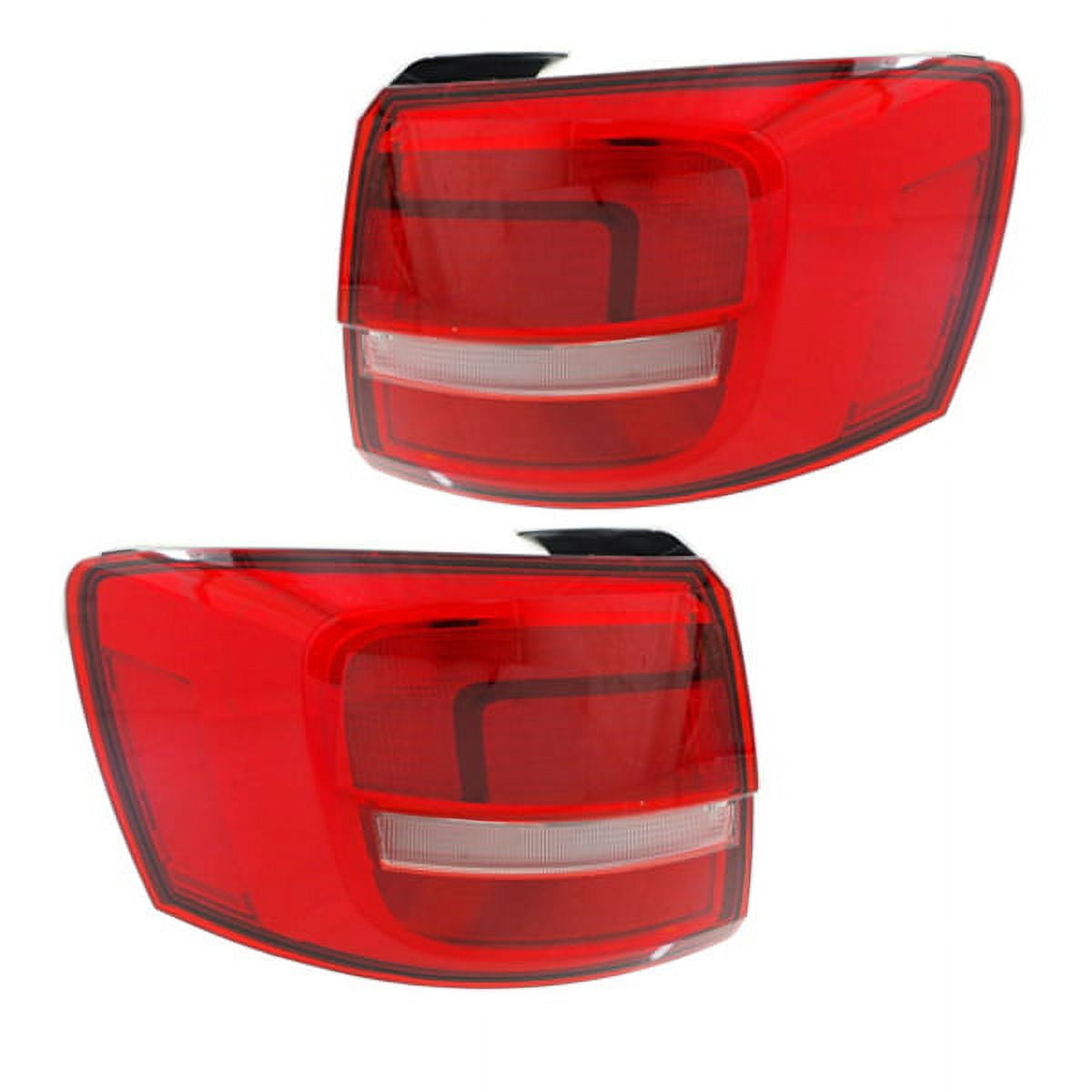 CAPA For 15-18 VW Jetta Rear Outer Taillight Taillamp Brake Light Lamp ...