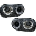 thumbnail image 1 of CAPA For 15-22 Challenger HID Xenon Headlight Headlamp w/Bulb Ballast SET PAIR, 1 of 5