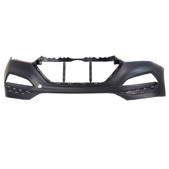 CAPA For 16 17 18 Tucson Front Upper Bumper Cover Assy Primed Plastic w/Tow Hole