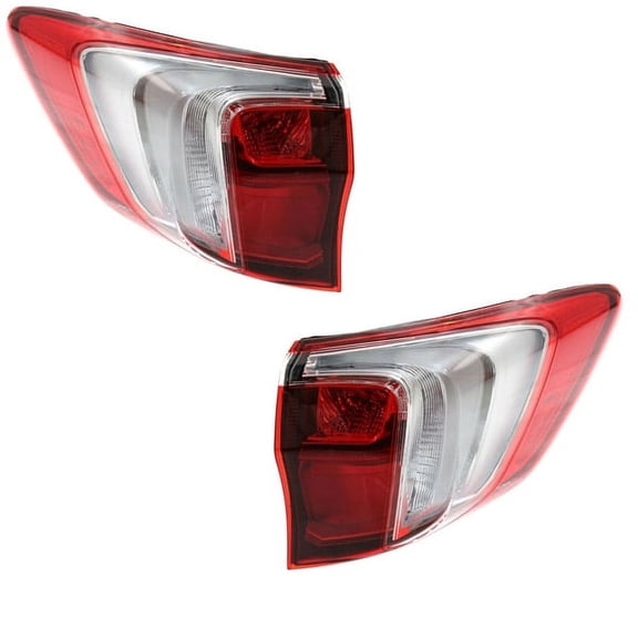 CAPA For 16-18 RDX 3.5L Taillight Taillamp Rear Outer Brake Light Lamp Set Pair