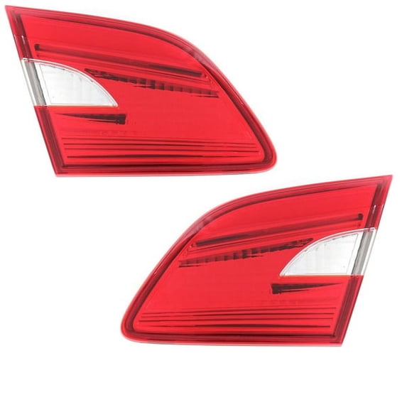 CAPA For 16-19 Sentra Inner Taillight Taillamp Tail Light Lamp w/o Bulb Set Pair