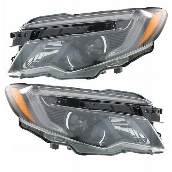 CAPA For 16-22 Pilot & 17-20 Ridgeline LED/Halogen Headlight w/Bulb 2Pc SET PAIR