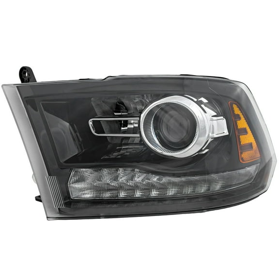 CAPA For 16-22 Ram Truck HID Projector Headlight Headlamp with Bulb Driver Side